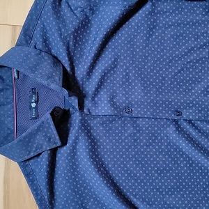 Stone rose jersey knit dress shirt medium.